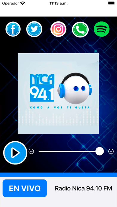Radio Nica 94.10 FM Screenshot