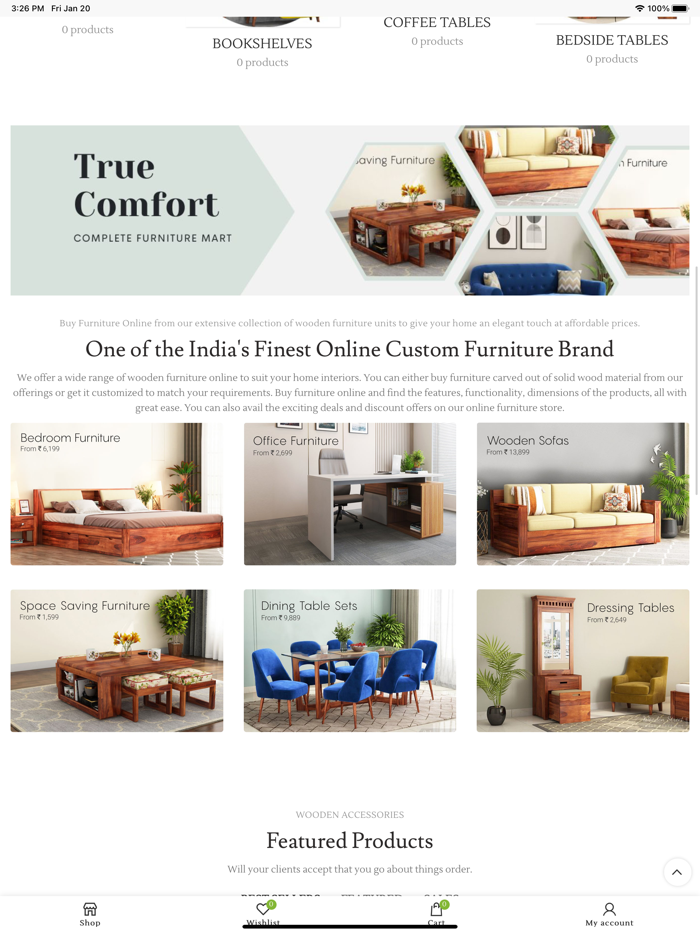 True Comfort Furnitures