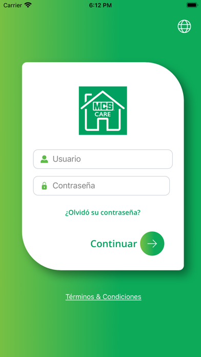 MCS Care Screenshot