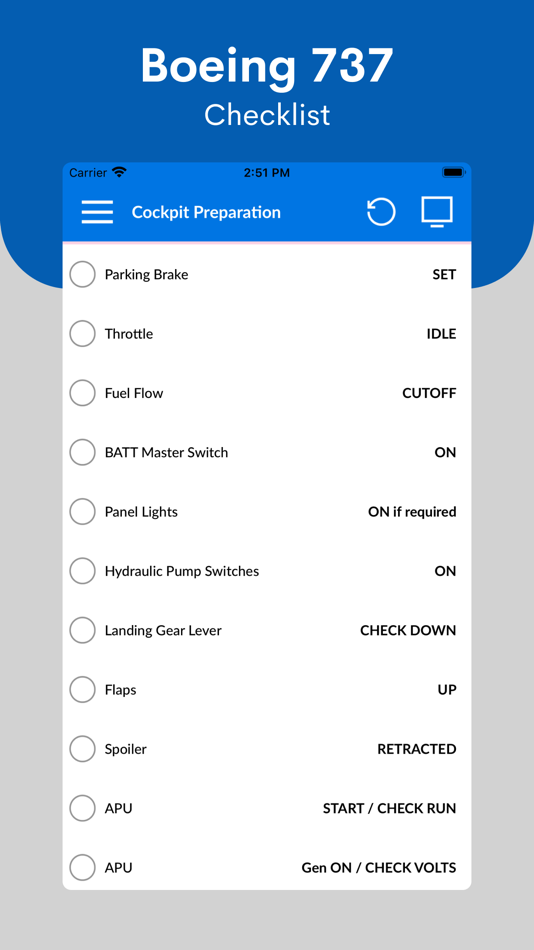 #1. Boeing 737 Checklist (iOS) 由: Bhavinkumar Satashiya