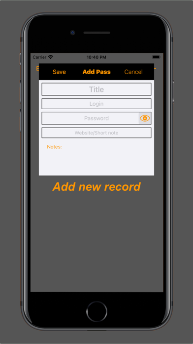 PassVault Screenshot