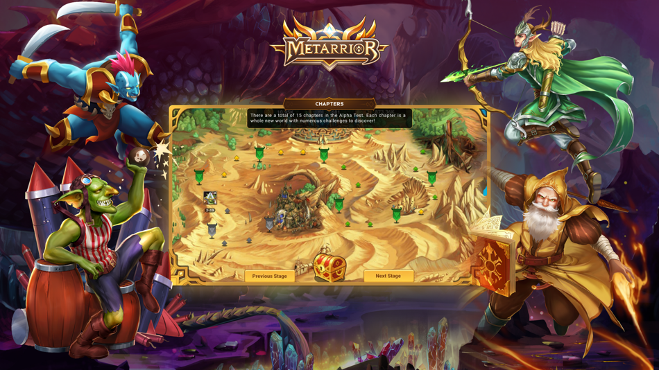 #3. Metarrior - Puzzle Match-3 RPG (iOS) By: Metarrior