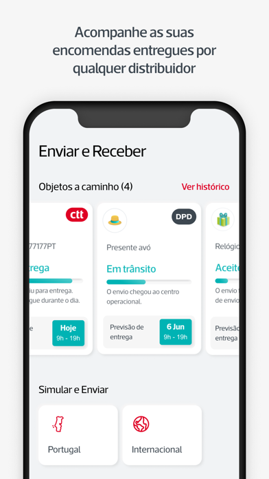 CTT - Correios de Portugal Screenshot