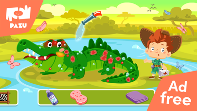 Safari vet care games for kids Screenshot