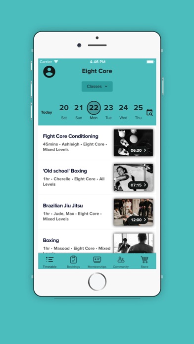 Eight Club App Screenshot