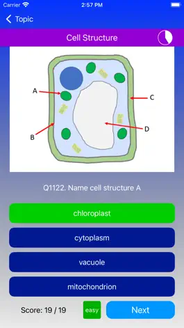Game screenshot BioQuiz - AQA GCSE Biology hack