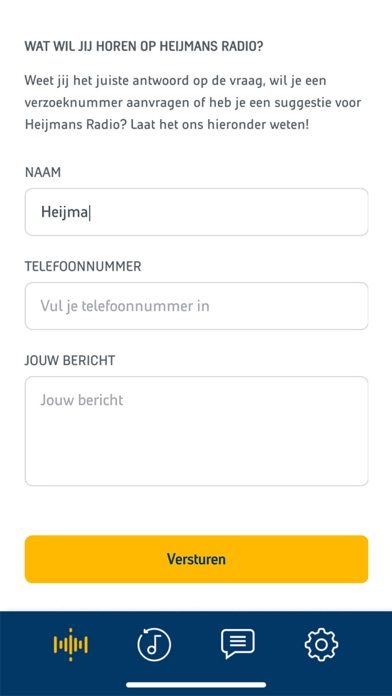 Heijmans Radio Screenshot