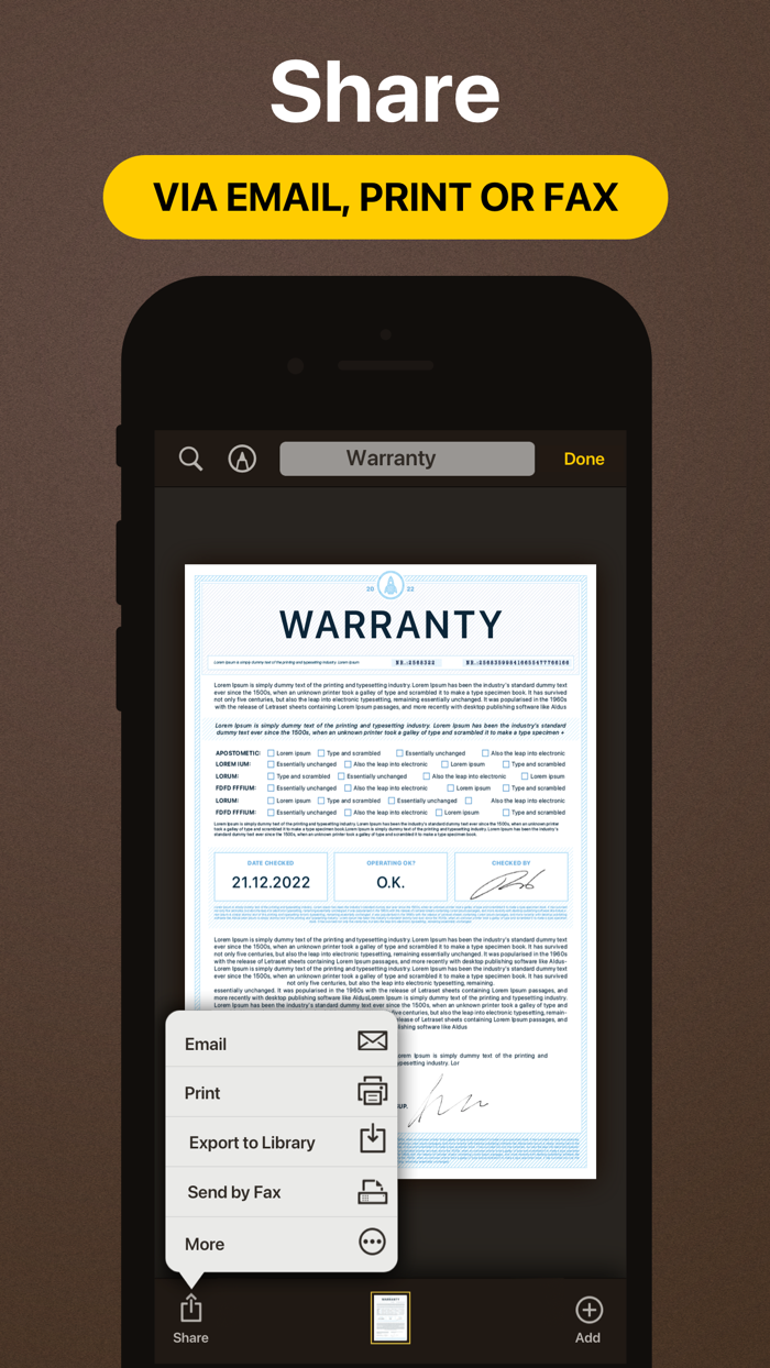 My Scans PRO pdf scanner app
