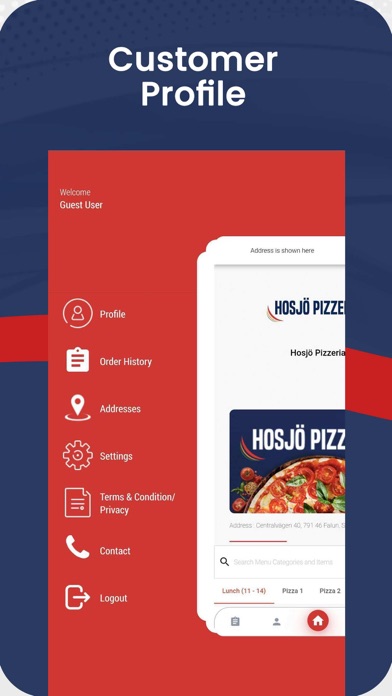 Hosjö Pizzeria Screenshot