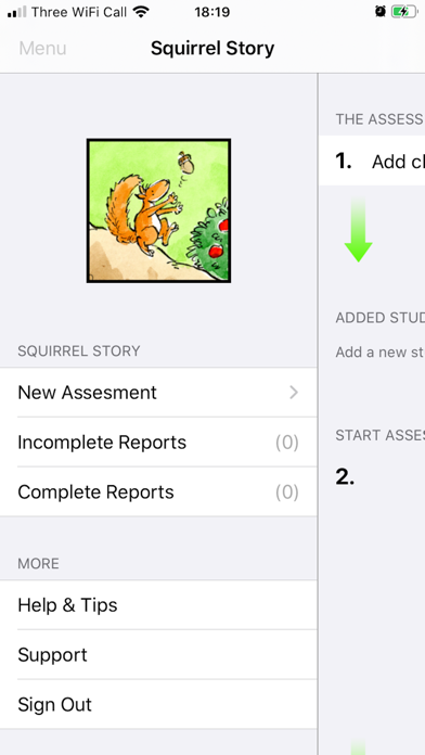 Screenshot #2 pour Squirrel Story Assessment