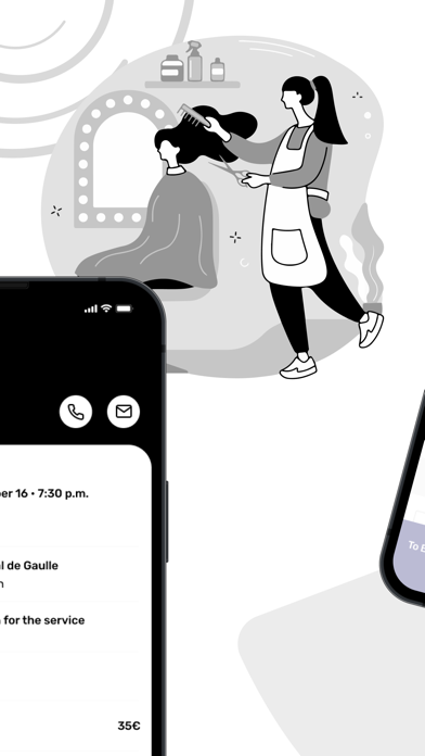 Takehair: book a hairdresser Screenshot