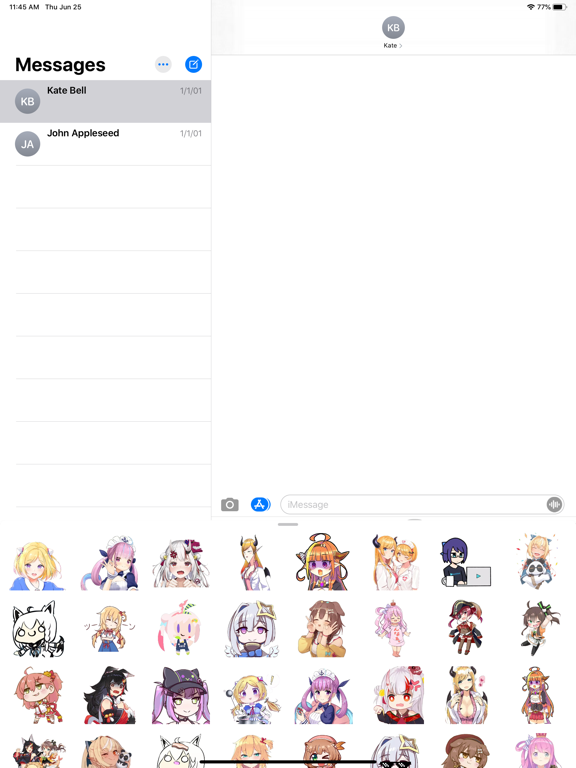 Screenshot #4 pour Hololive Stickers