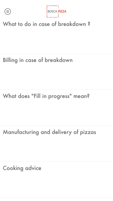 Bosca Pizza Screenshot