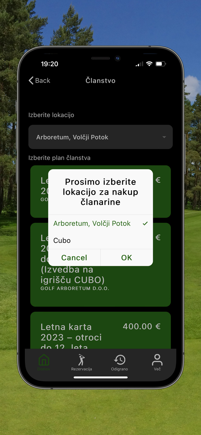 Euro Golf App