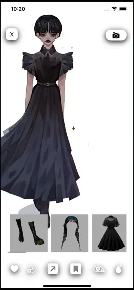 Game screenshot Magic Dress : Wednesday Outfit apk