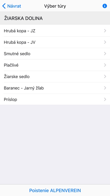 Skialp Túry - Žiarska dolina