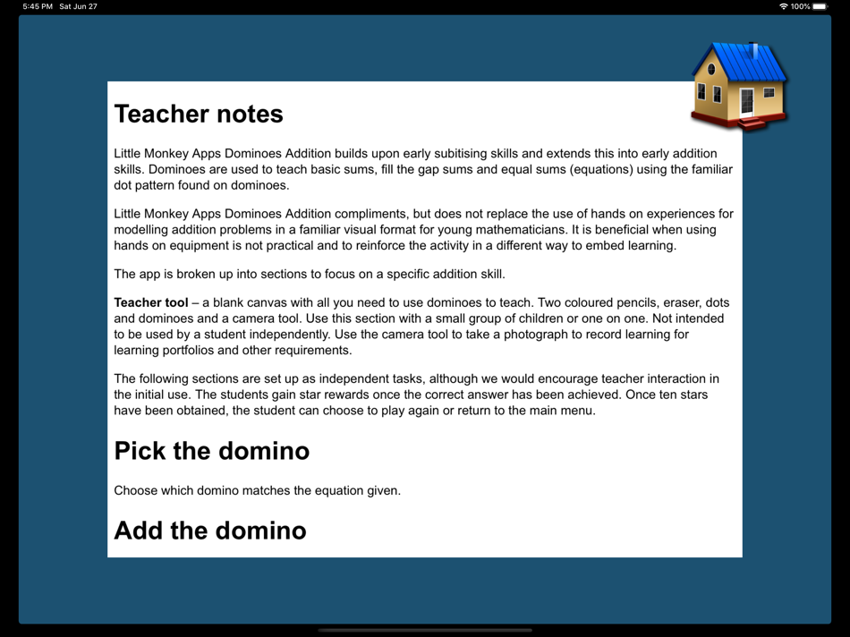 #6. Dominoes Addition (iOS) Podle: Aleesha Kondys