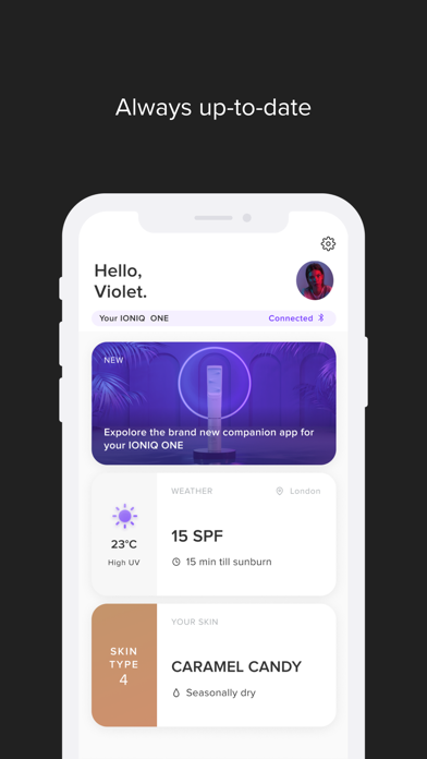 IONIQ Skincare Screenshot