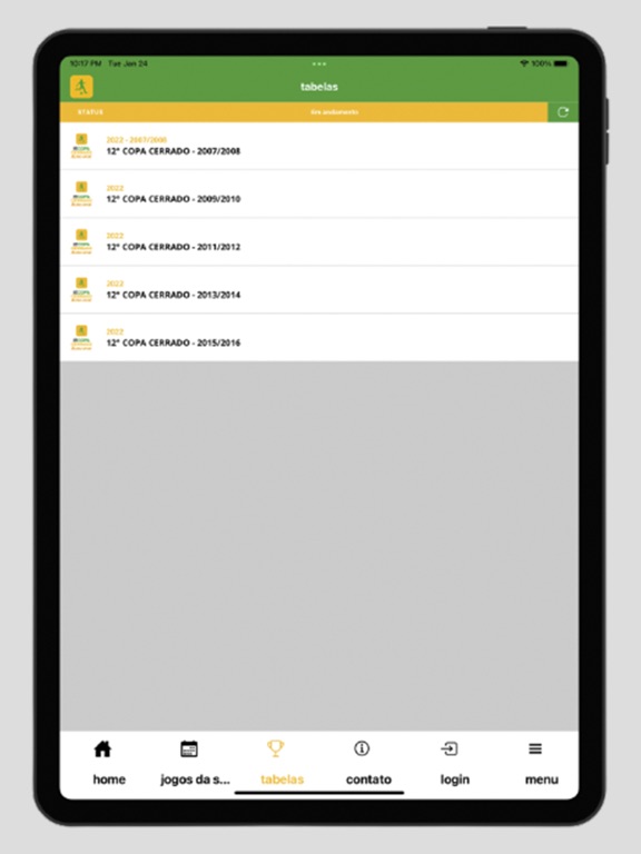 Copa Cerrado iPad screenshot