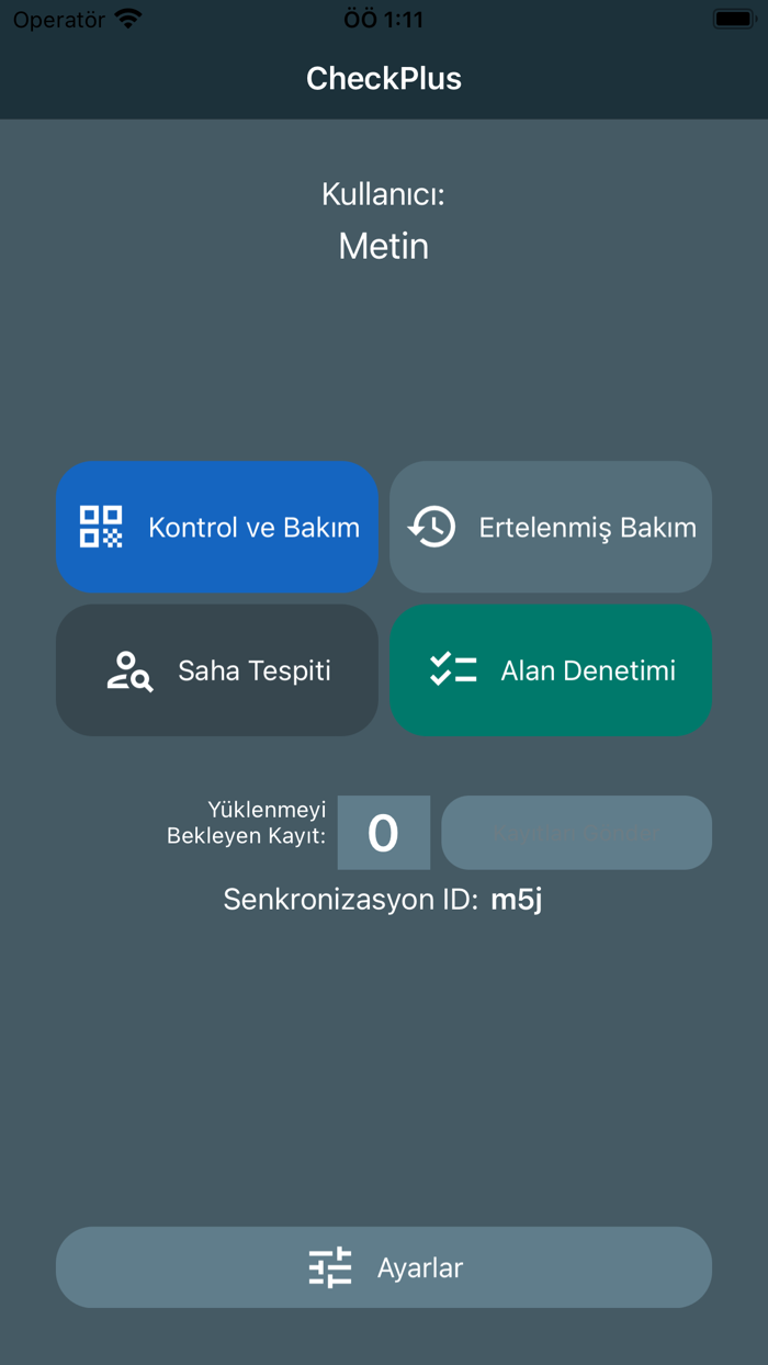 CheckPlus Teknik Kontrol