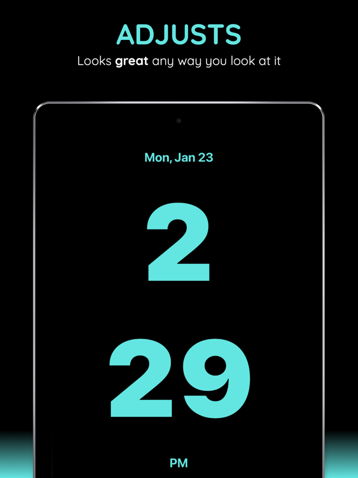 Bed Time  Large Clock