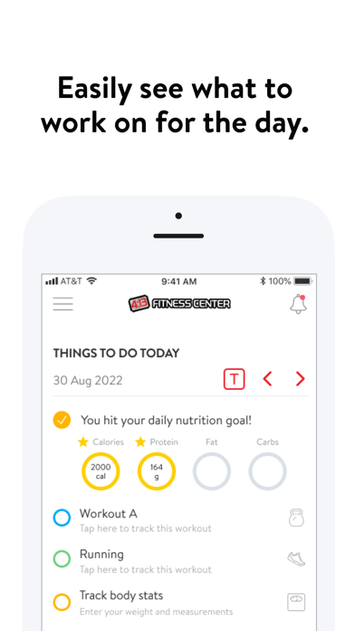 413 Fitness Center Screenshot