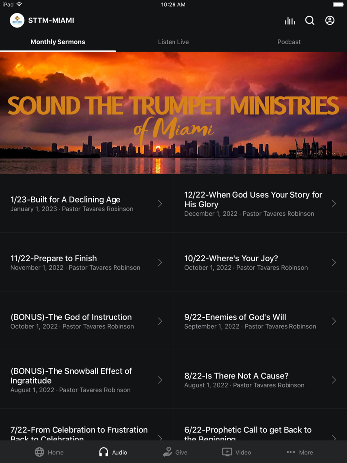 Sound The Trumpet Ministries