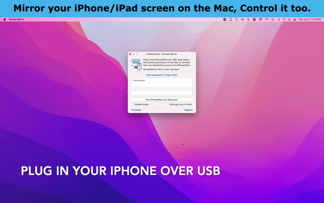 Screen Mirror over USB on the Mac App Store
