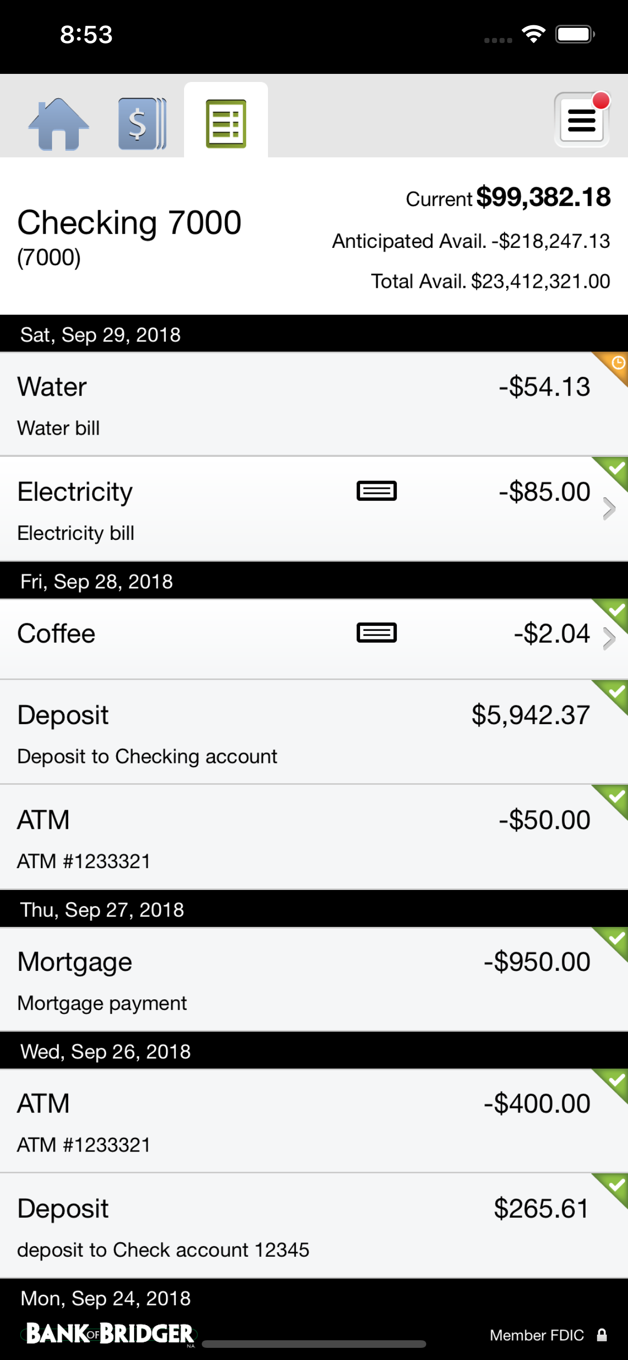 Bank of Bridger Business