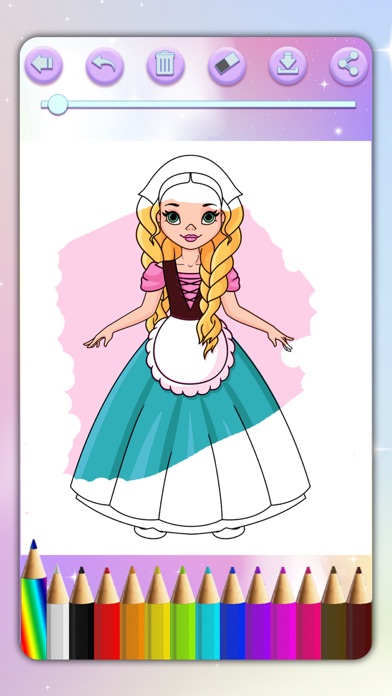 How to cancel & delete Fairy Princess Coloring Frames from iphone & ipad 3