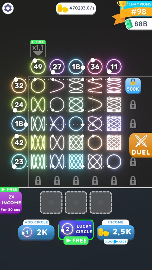 #5. Lissajous Clicker (iOS) 由: Hyperlab Games