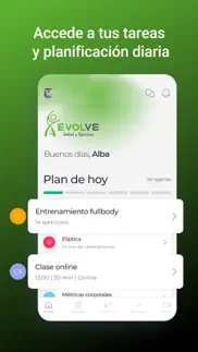 evolve salud y ejercicio iphone screenshot 1