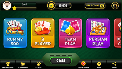 Rummy 500 Plus Screenshot