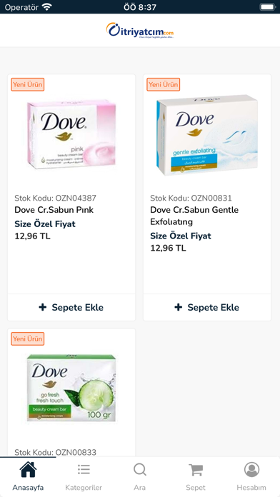 Özen İtriyat Screenshot