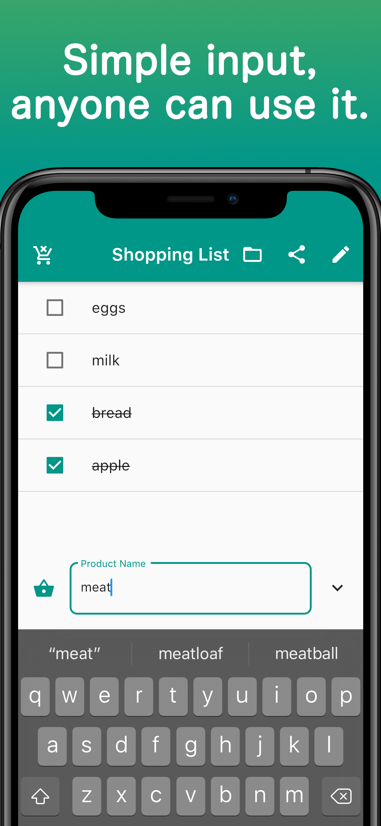 Shopping List Budget Planner screenshot 3