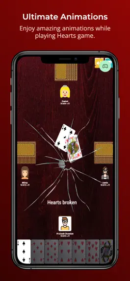 Game screenshot Hearts - Multiplayer Card Game hack