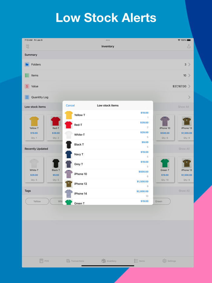 Shop Inventory Tracker and POS