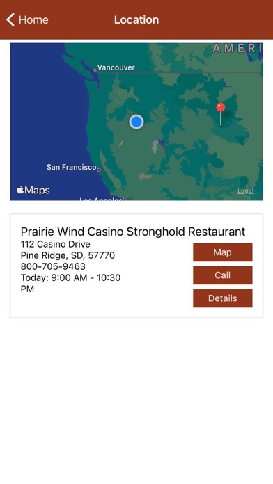 Prairie Wind Casino Restaurant Screenshot