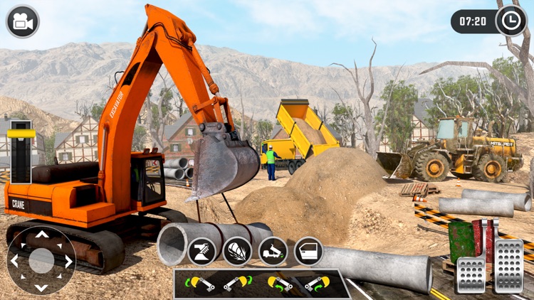 Construction Excavator Games