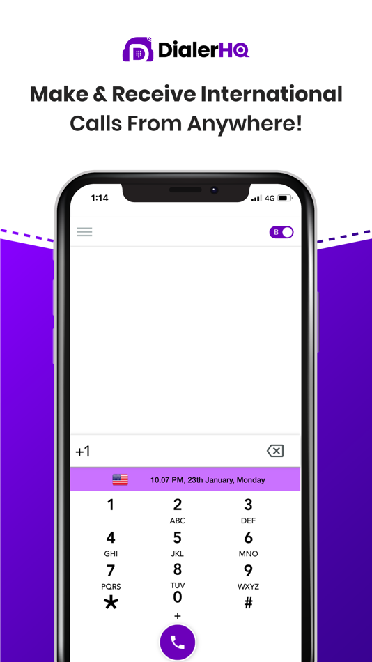 #1. DialerHQ - VoIP Phone Number (iOS) 由: Ankit Dudhwewala