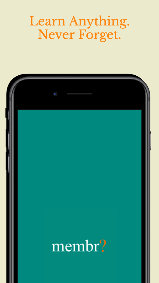 #1. Membr - Spaced Repetition (iOS) 由: Standard Software LLC