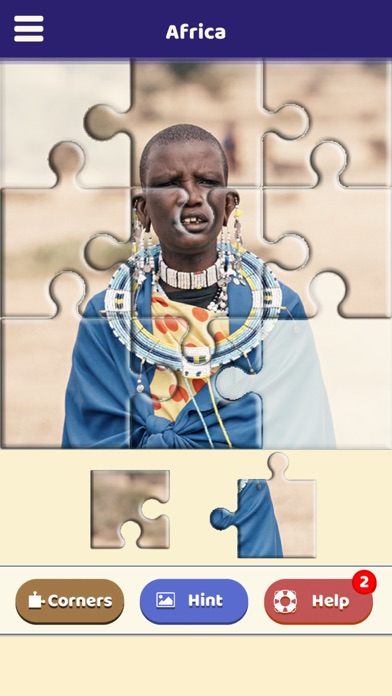 Screenshot #1 pour Africa Love Puzzle
