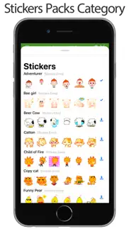 sticker emoticons generator iphone screenshot 2