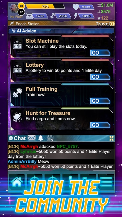 Pirates of Procyon - Text RPG Screenshot