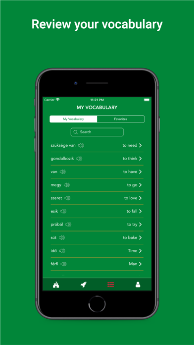 Tobo: Hungarian Vocabulary Screenshot