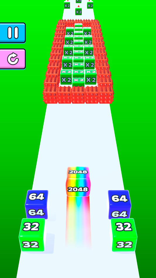 #6. Jelly Run 2048 Cube Runner (iOS) 由: AI Games FZ