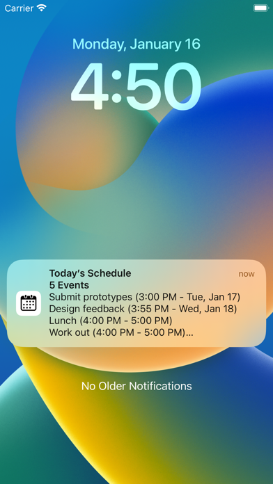 Calendar Widget - Schedule App Screenshot