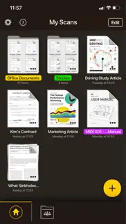 my scans, best pdf scanner app iphone screenshot 2
