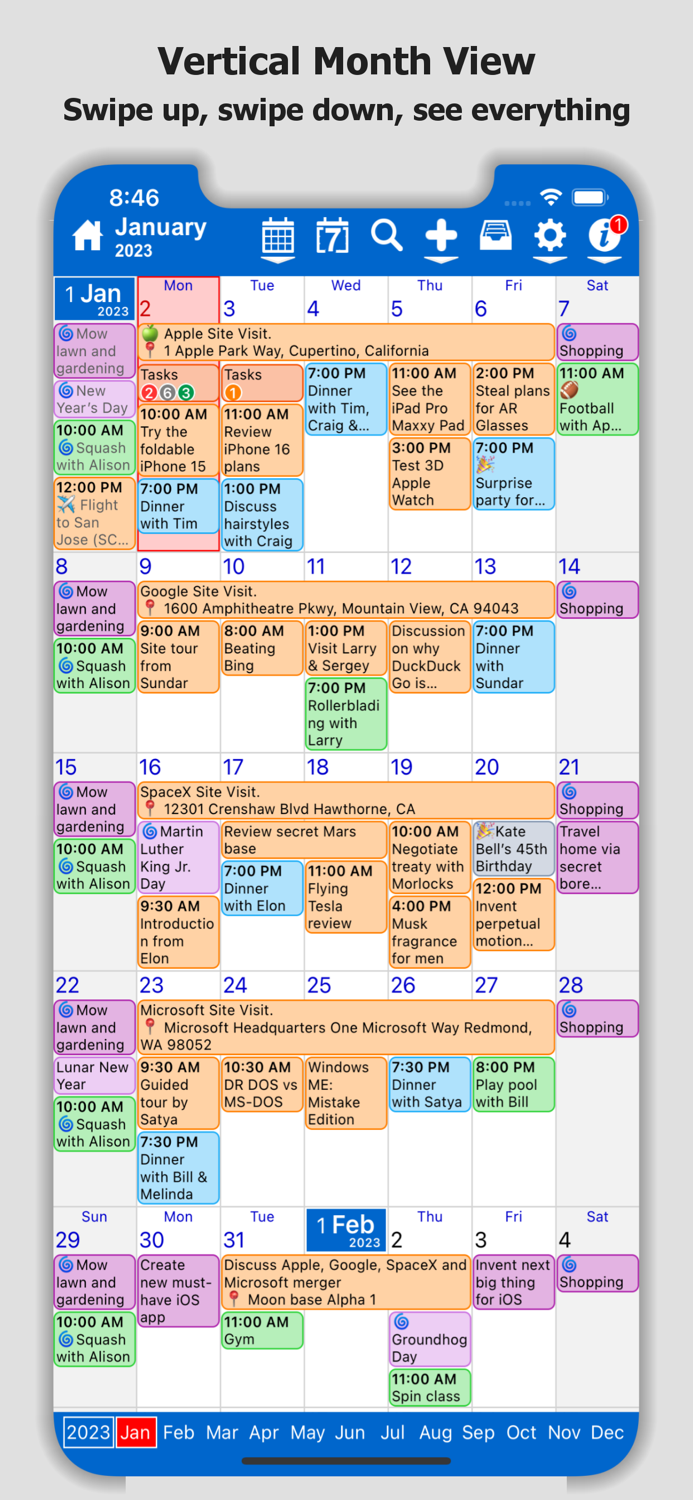 Calendar Widget and Planner