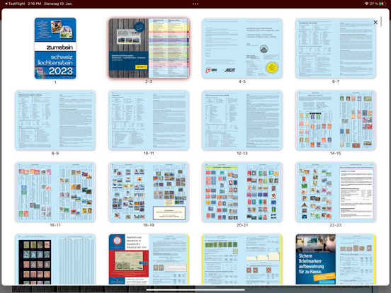 Zumstein 3.0 iPad screenshot 5 - Book app